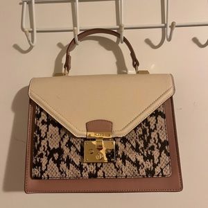 Aldo purse with animal print detailing